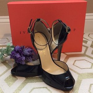 ⚫️▪️⚫️Ivanka Trump Black Ankle Strap Heels⚫️▪️⚫️
